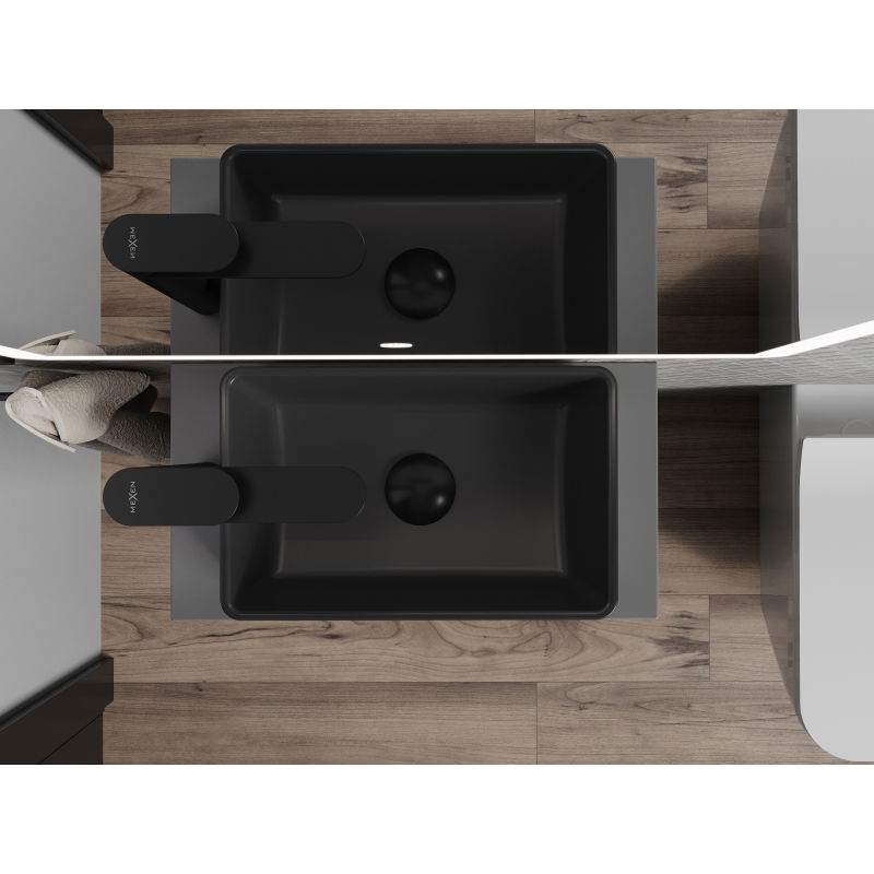 Mexen Nadia умивалник върху плот 36 x 23 cm, черен мат - 21613685