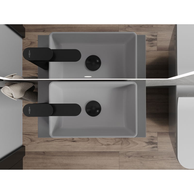 Mexen Nadia плот умивалник 36 x 23 см, светлосив мат - 21613661