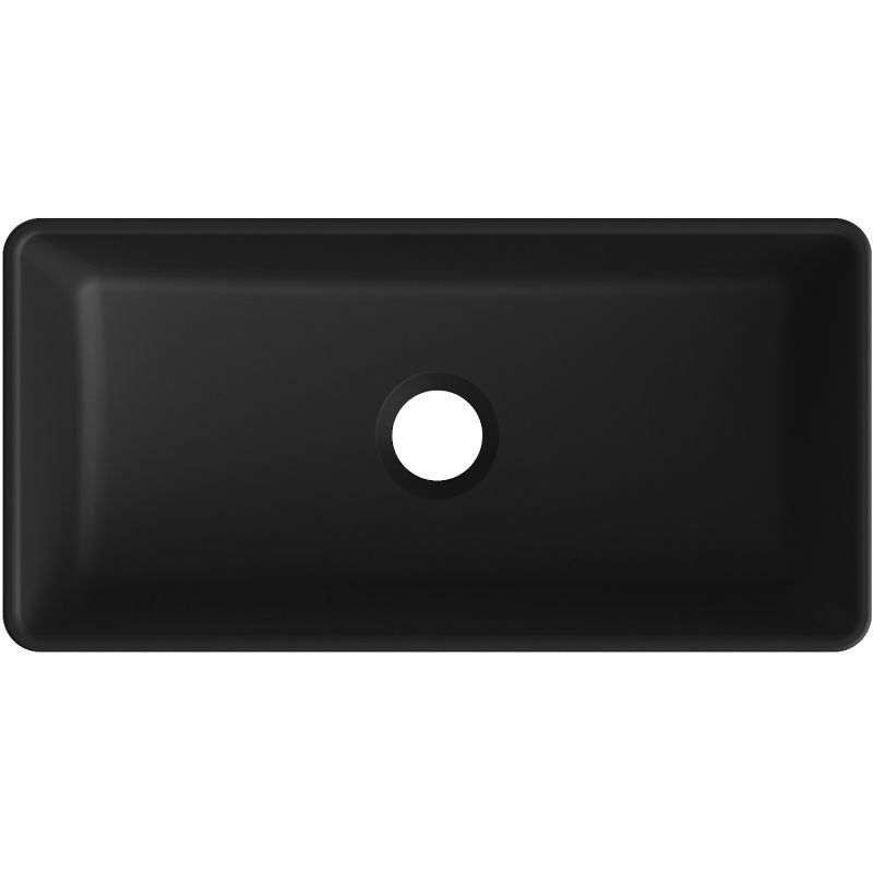 Mexen Nadia умивалник за над плот 46 x 23 см, черен мат - 21614685