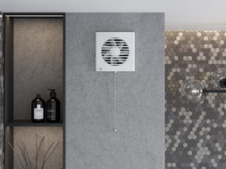 Mexen EXS 150 вентилатор за баня, шнуров превключвател, бял - W9604-150K-00