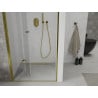 Mexen Lima сгъваеми душ врати 80 cm, прозрачни, златни - 856-080-000-50-00