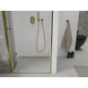 Mexen Lima сгъваеми душ врати 80 cm, прозрачни, златни - 856-080-000-50-00