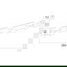Mexen закачалка за кърпи с пет държача, хром - 709265-00