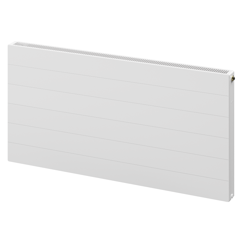 Mexen Line CCL21 плосък радиатор 400 x 1600 мм, долно централно свързване, 1270 W, бял - W6C21L-040-160-00