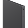 Mexen Flat CF11 панелен радиатор 400 x 1100 mm, странично свързване, 611 W, антрацит - W411F-040-110-66