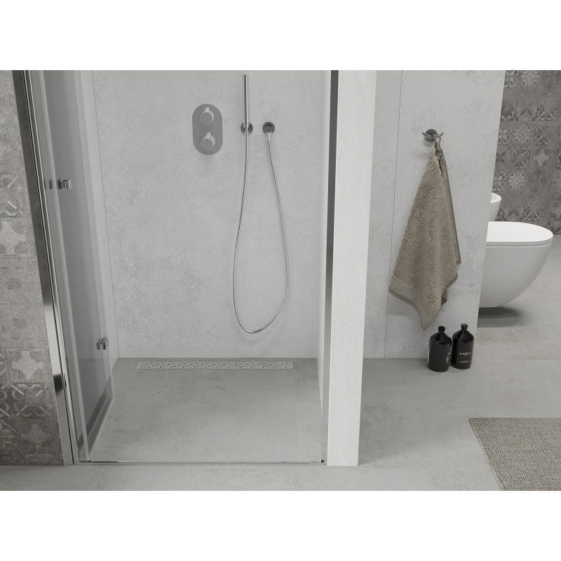 Mexen Lima сгъваеми душ врати 115 см, прозрачни, хром - 856-115-000-01-00