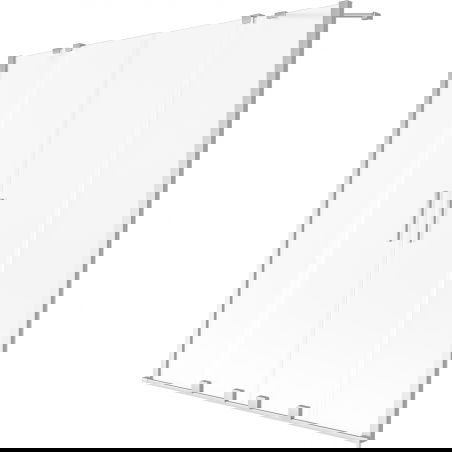 Mexen Velar Duo параван за вана 2-крилен плъзгащ се 160 x 150 см, матиран, хром - 896-160-000-32-01