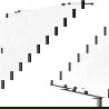 Сгъваема двукрила вана Mexen Velar Duo 160 x 150 cm, матирано, черно - 896-160-000-32-70