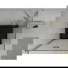 Mexen Lima смесител за душ с размери 80 x 80 см, прозрачен, хром + поддон Flat, черен - 856-080-080-01-00-4070