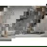 Mexen Lima смесител за душ с размери 80 x 80 см, прозрачен, хром + поддон Flat, черен - 856-080-080-01-00-4070