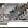 Mexen Lima смесител за душ с размери 80 x 80 см, прозрачен, хром + поддон Flat, черен - 856-080-080-01-00-4070