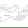 Mexen Apollo баня радиатор 860 x 450 мм, 424 W, черен - W117-0860-450-00-70
