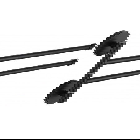 Mexen двоен въртящ се държач за кърпа, черен - 7039242-70