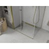 Mexen Lima сгъваема душ кабина 100 x 80 см, прозрачна, златна - 856-100-080-50-00