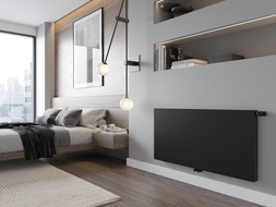 Mexen Flat CCF11 плосък радиатор 900 x 800 мм, централно долно свързване, 873 W, черен - W6C11F-090-080-70
