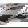 Панелен радиатор Mexen Flat CCF21 400 x 1000 мм, долно централно свързване, 793 W, черен - W6C21F-040-100-70