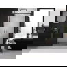 Mexen Exo двойни отварящи се душ врати 70 cm, прозрачни, черни - 814-070-000-70-00