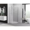 Mexen Exo-R петоъгълна душ кабина 80 x 80 см, прозрачна, хром - 812-080-080-01-00