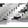 Mexen Exo петостенна душ кабина 100 x 100 см, прозрачна, хром - 812-100-100-01-00