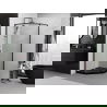 Mexen Exo петстенна душ кабина с врата 80 x 80 см, прозрачна, черна - 812-080-080-70-00