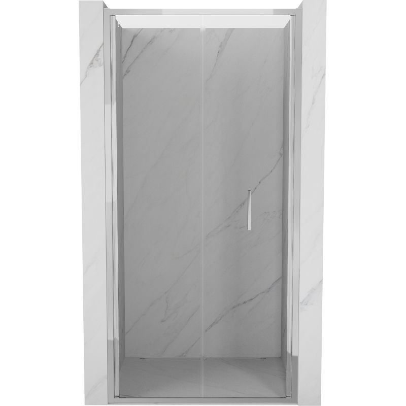 Mexen Exo сгъваеми душ врати 65 cm, прозрачни, хром - 816-065-000-01-00