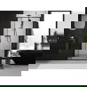 Mexen Exo сгъваеми душ врати 95 cm, прозрачни, черни - 816-095-000-70-00