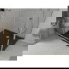 Mexen Лима сгъваема душ кабинка 120 x 90 см, прозрачно, хром + Flat поддън, черен - 856-120-090-01-00-4070