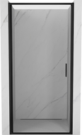 Mexen Exo-B врати за душ с панти 95 см, прозрачни, черни - 817-095-000-70-00