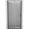 Mexen Exo-R отворяеми душ врати 105 см, прозрачни, черни - 819-105-000-70-00