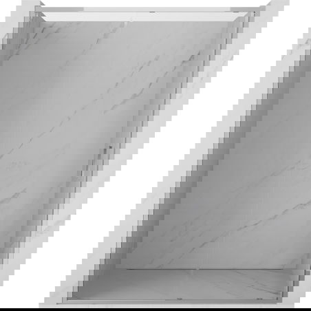 Mexen Exo плъзгаща се душ врата 140 см, прозрачна, хром - 8151-140-000-01-00