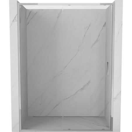 Mexen Exo-S плъзгащи се душ врати 155 см, прозрачен, хром - 8151-155-000-01-00