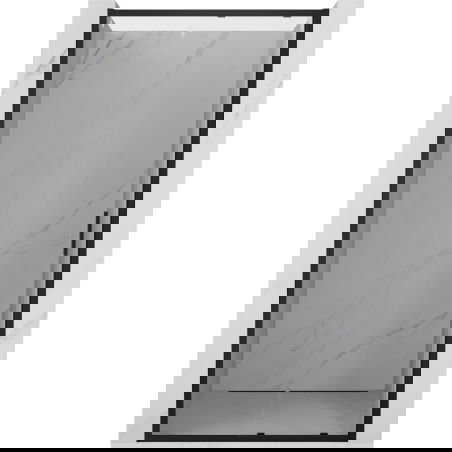 Mexen Exo плъзгаща се врата за душ 120 см, прозрачна, черна - 8151-120-000-70-00