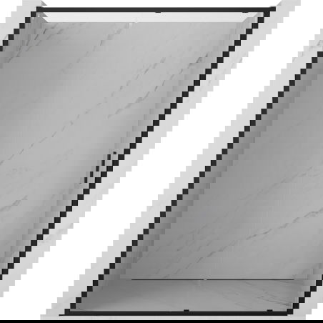 Mexen Exo плъзгаща душ врата 150 см, прозрачна, черна - 8151-150-000-70-00