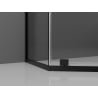 Mexen Exo петстенна душ кабина с врата 80 x 80 см, прозрачна, черна - 812-080-080-70-00