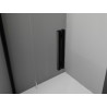 Mexen Exo-R петстенно душ кабина с отваряща врата 100 x 100 см, прозрачен, черен