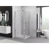 Mexen Exo-F сгъваема душ кабина 70 x 70 см, прозрачна, хром - 816-070-070-01-00