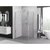 Mexen Exo-F Сгъваема душ кабина 80 x 75 см, прозрачна, хром - 816-080-075-01-00