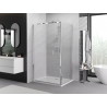 Mexen Exo-F Сгъваема душ кабина 80 x 75 см, прозрачна, хром - 816-080-075-01-00