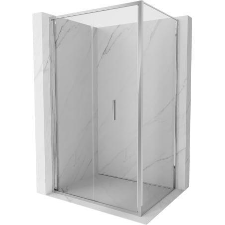 Mexen Exo сгъваема душ кабина 70 x 80 см, прозрачна, хром - 816-070-080-01-00