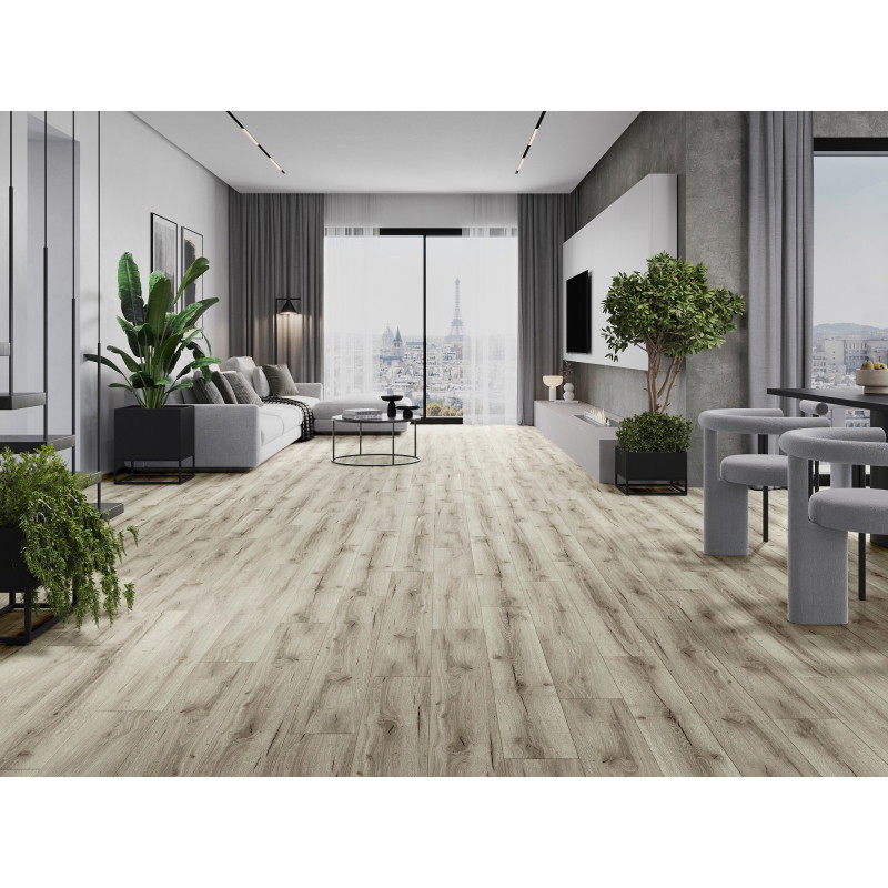 Mexen Wirginia винилови панели 1227 x 187 мм LVT Dryback 2,5 мм, PVC подложка, 4 V-фуга, Дъб