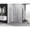 Mexen Exo-F сгъваема душ кабина 85 x 85 см, прозрачна, хром - 816-085-085-01-00