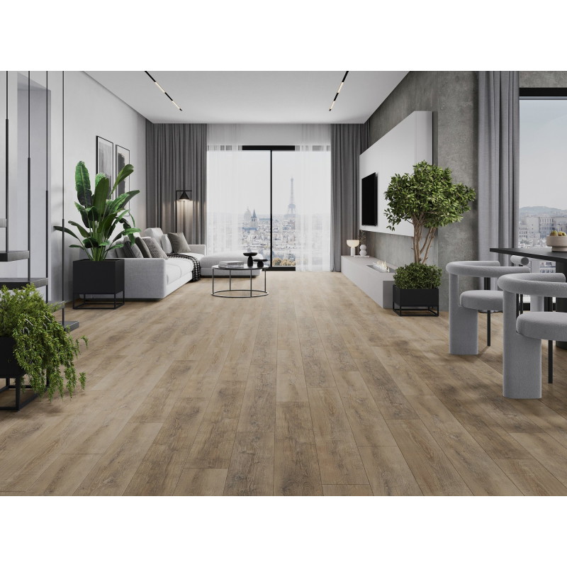 Mexen Casa Grande винилови панели 1227 x 187 мм LVT Dryback 2,5 мм, подложка PVC, 4 V-фуга, дъб