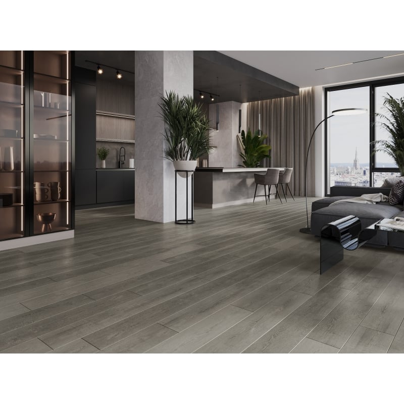 Mexen New Albany винилни панели 1227 x 187 мм LVT Dryback 2,5 мм, основа PVC, 4 V-фуга, дъб