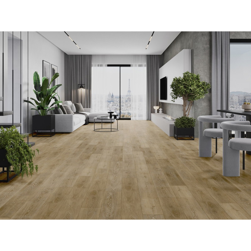 Mexen Alabama винилови панели 1227 x 187 мм LVT Dryback 2,5 мм, PVC подложка, 4 V-фуга, дъб