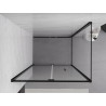 Mexen Exo-F сгъваема душ кабина 80 x 70 см, прозрачна, черна - 816-080-070-70-00