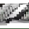 Mexen Exo сгъваема душ кабина 70 x 85 см, прозрачна, черна - 816-070-085-70-00