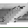 Mexen Exo сгъваема душ кабина 70 x 85 см, прозрачна, черна - 816-070-085-70-00