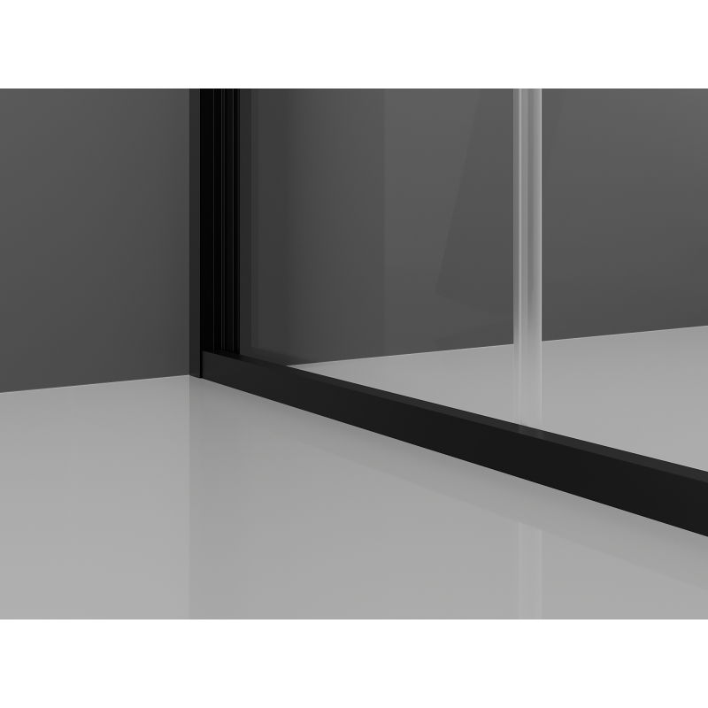 Mexen Exo сгъваема душ кабина 80 x 90 см, прозрачна, черна - 816-080-090-70-00