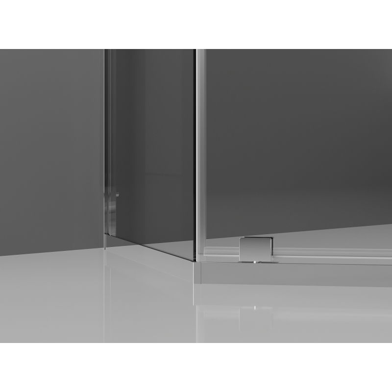 Mexen Exo петстенна душкабина 80 x 80 cm, прозрачна, хром - 812-080-080-01-00