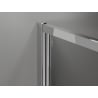 Mexen Exo душ кабина с отварящи се врати 80 x 70 см, прозрачна, хром - 814-080-070-01-00